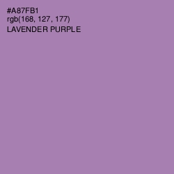 #A87FB1 - Lavender Purple Color Image